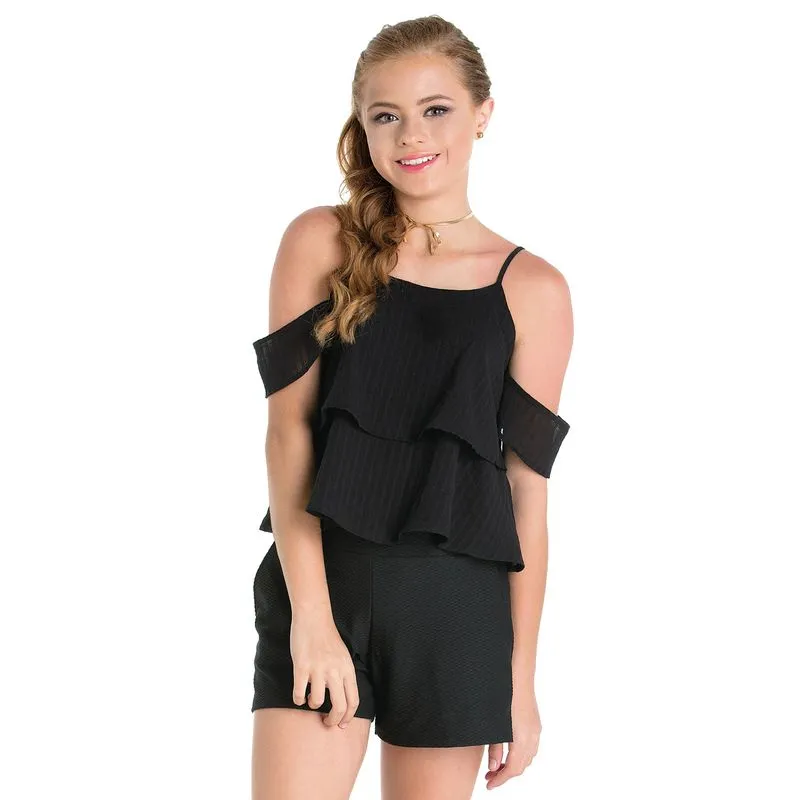 Blusa Teen Feminina Amora Voil 50984.9010.18