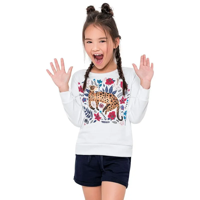 Conjunto Infantil Feminino Blusa + Short Nanai 600182.0467.12