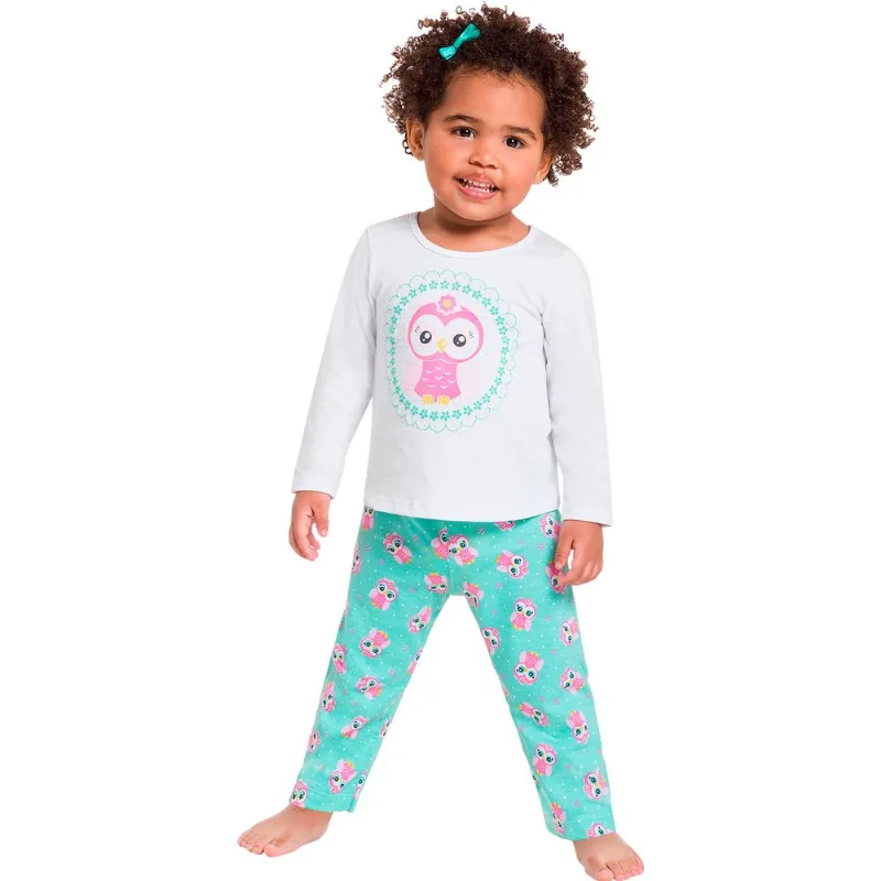Pijama Infantil Feminino Blusa + Calça Kyly 207001.40076.1