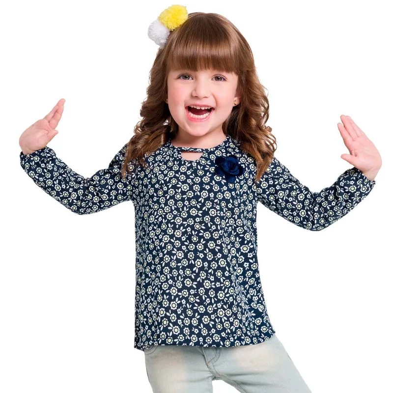 Blusa Infantil Feminina Kyly Meia Malha 206867.9010.4