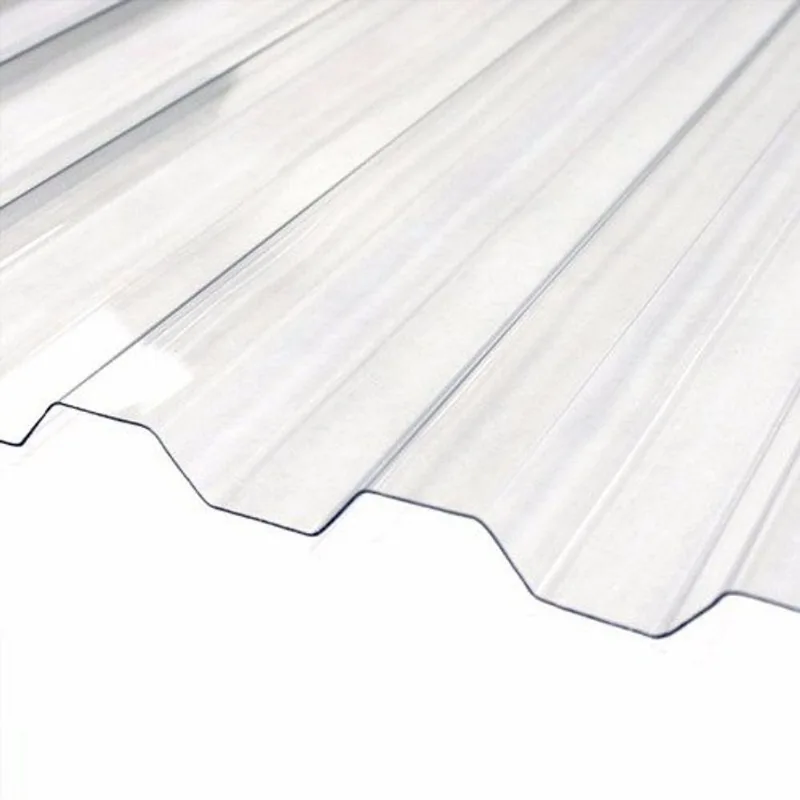 Telha de Policarbonato Greca Translúcida Proteção UV Cristal Ajover 99CM 244CM