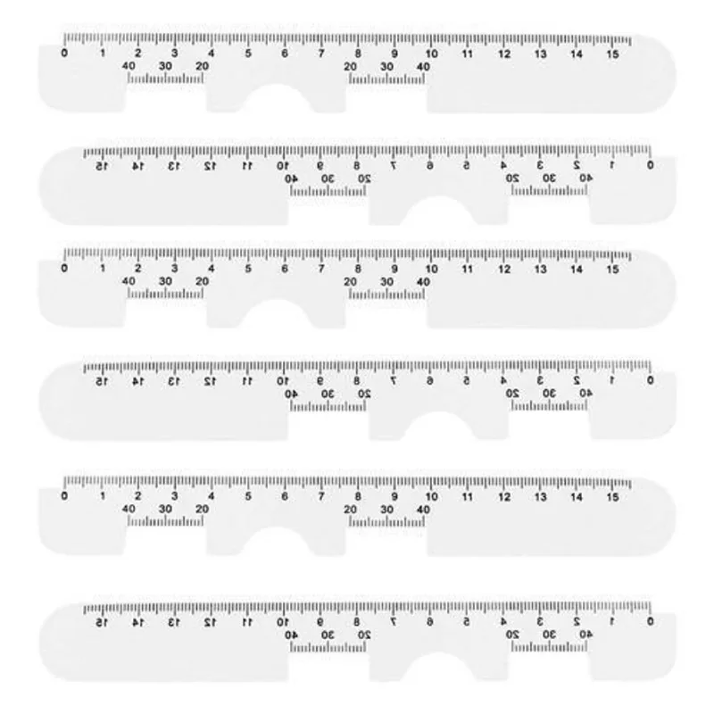 10 Régua Medição De Pupila Dp Óptica Optometria Leve Precisa