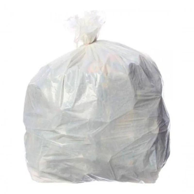 Saco De Lixo Branco Em Rolo 60l