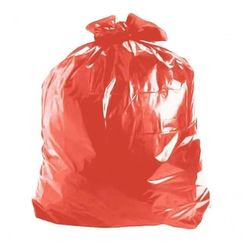 Saco Vermelho Para Lixo 20 Litros (100 Unds) Coleta Seletiva