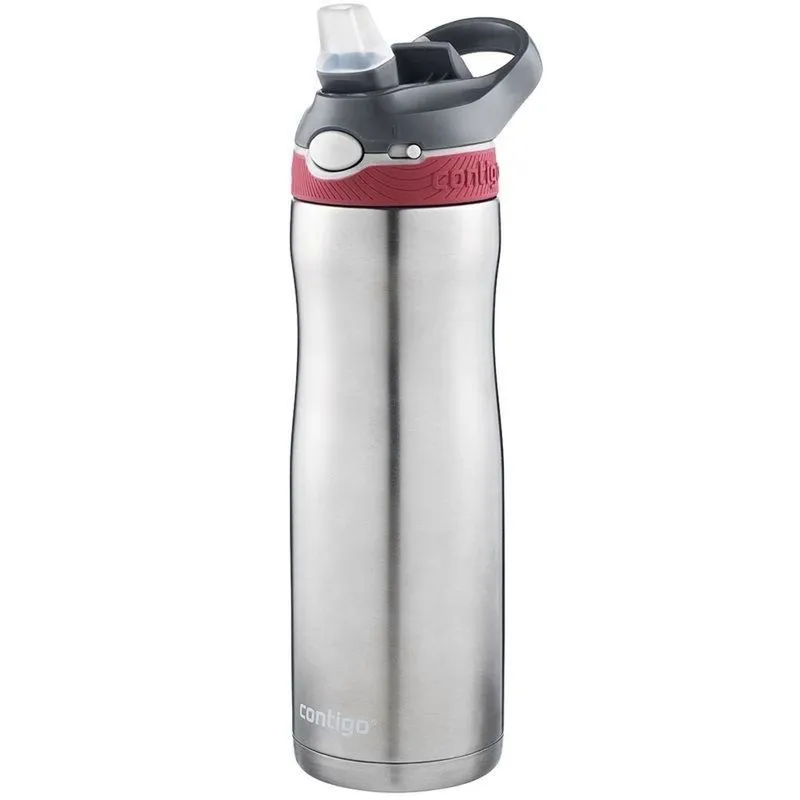 GARRAFA SQUEEZE AUTOSPOUT ASHLAND CHILL ACO INOX 591ML - CONTIGO - SANGRIA