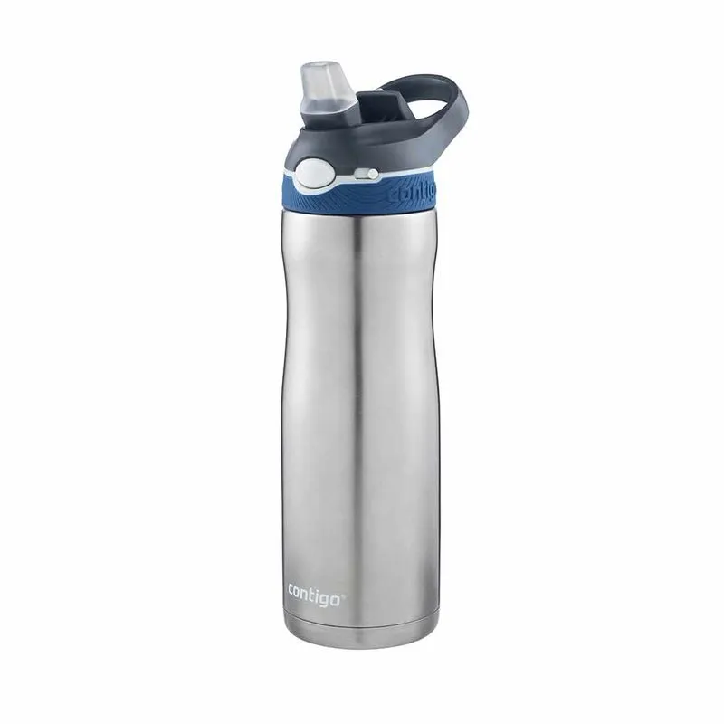 Garrafa Térmica Squeeze Invicta Ashland Chill Contigo Inox Azul 591ml