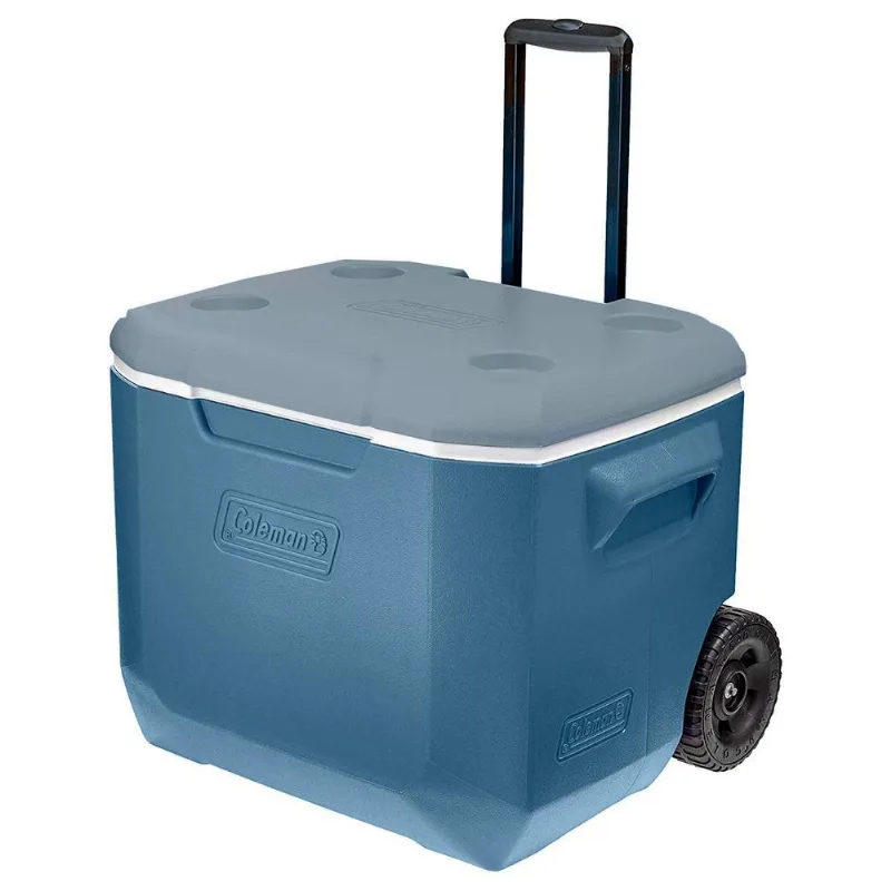 Caixa Térmica Coleman Xtreme 5 47,3 Litros Azul Alça e Rodas