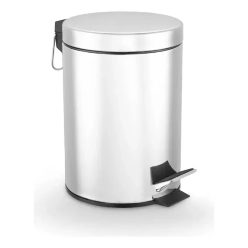 Lixeira Inox Redonda Multiuso - 3 Litros