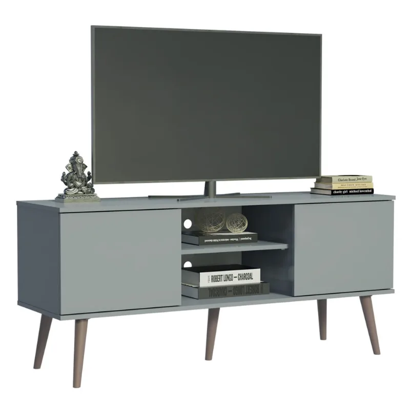Mueble para tv Madesa 2 puertas hasta 55 gris