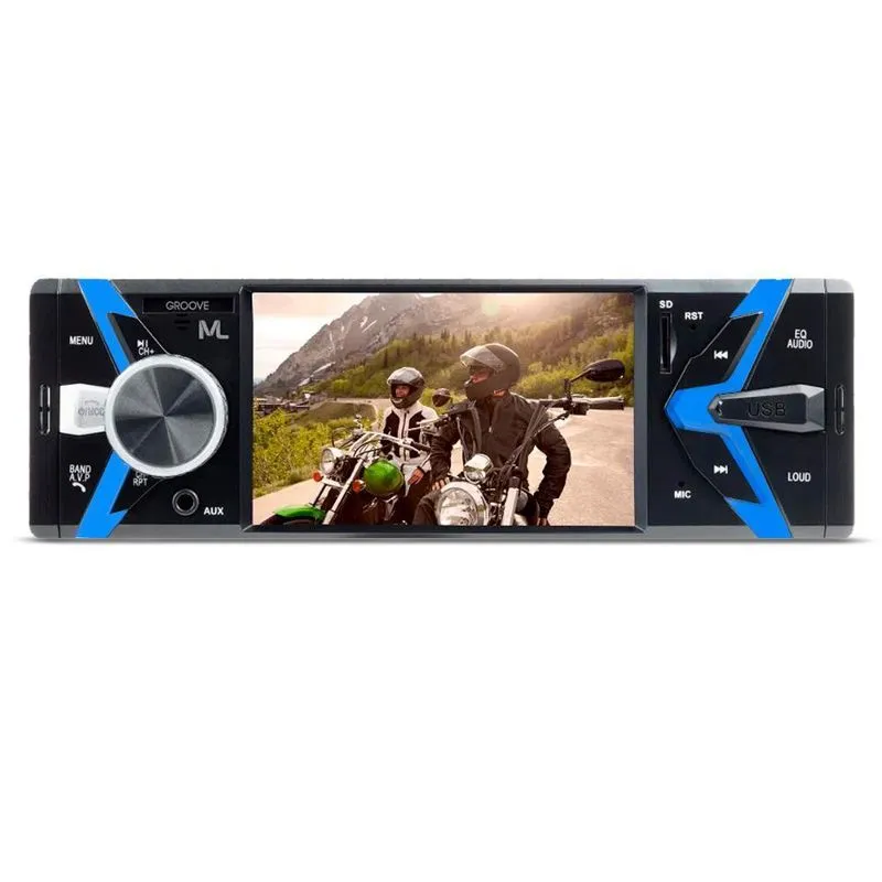 Radio Mp5 Multilaser Groove P3341 Tela 4 Pol Bt Sd Fm