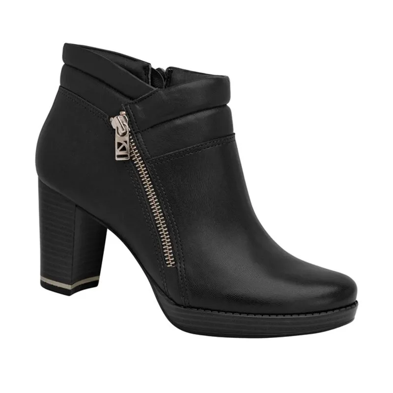 Ankle Boot Salto Alto Preto