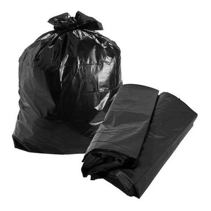 Saco P/ Lixo De 60 Litros Preto C/100 Cor:Preto