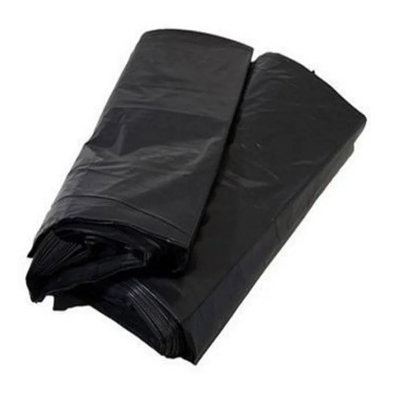 Saco Para Lixo De 40 Litros Fino Preto Pacote C/100 Unidades
