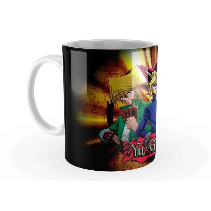 Caneca Yu-Gi-Oh Mod 01 325 Ml Interior E Alça Branca