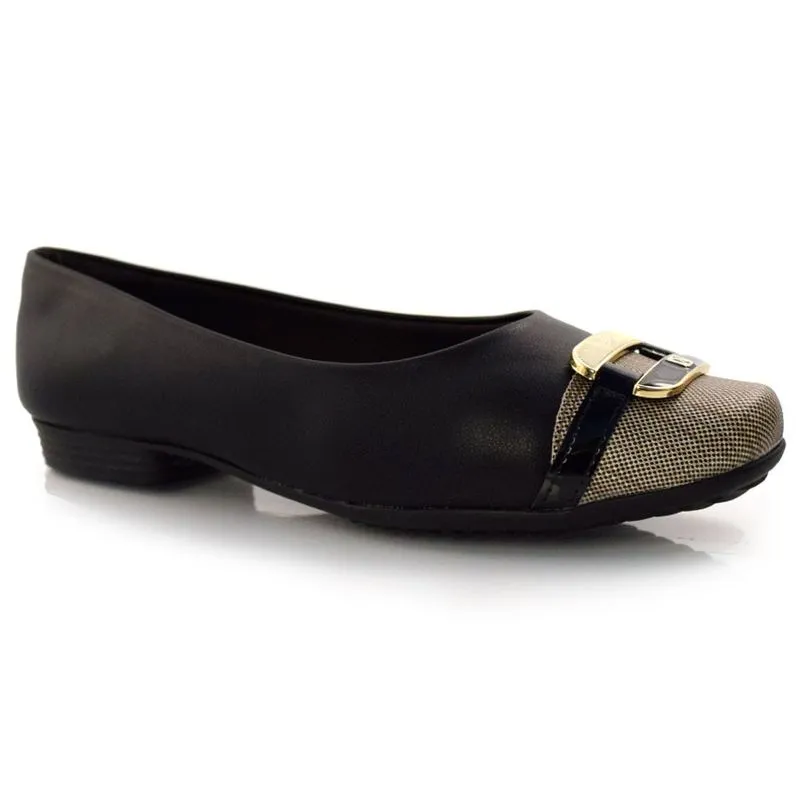 Sapatilha Feminina Piccadilly Preto 250187 34