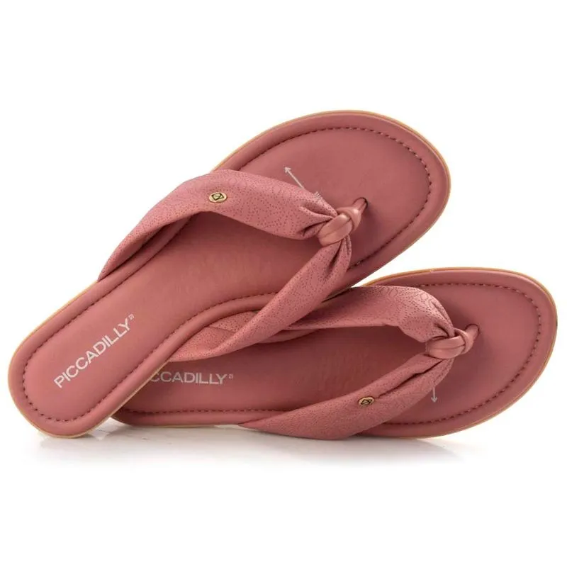 Tamanco Rasteira Feminino Piccadilly Rosa 401260 35
