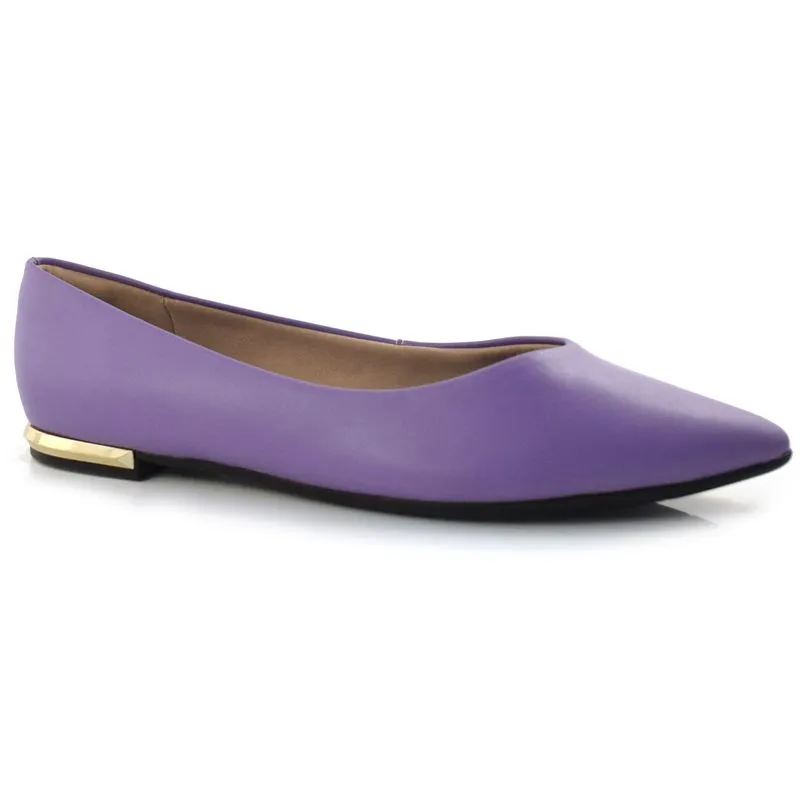 Sapatilha Feminina de Bico Fino Piccadilly Roxo 274054 36