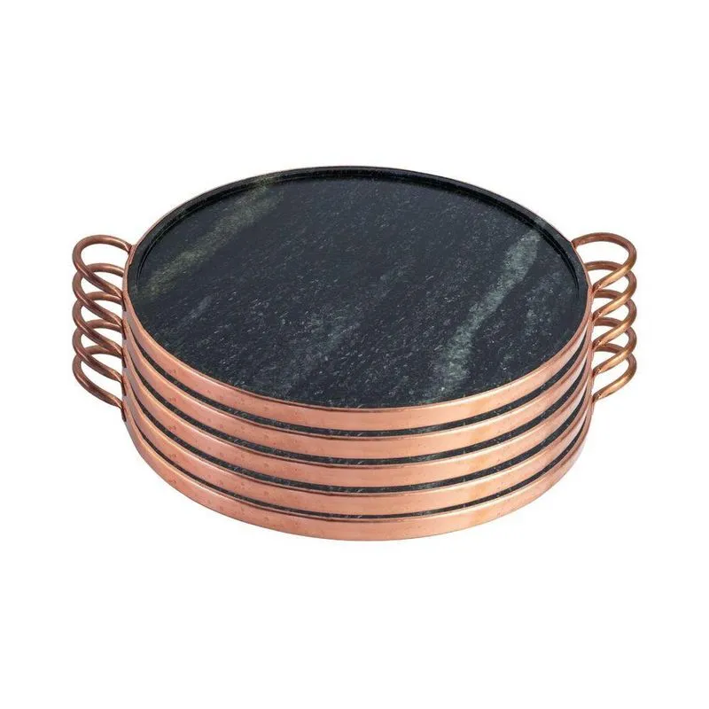 Forma De Pizza Kit 5 Unidades De Pedra Sabão 27cm Propaga Calor Uniformemente Para Forno
