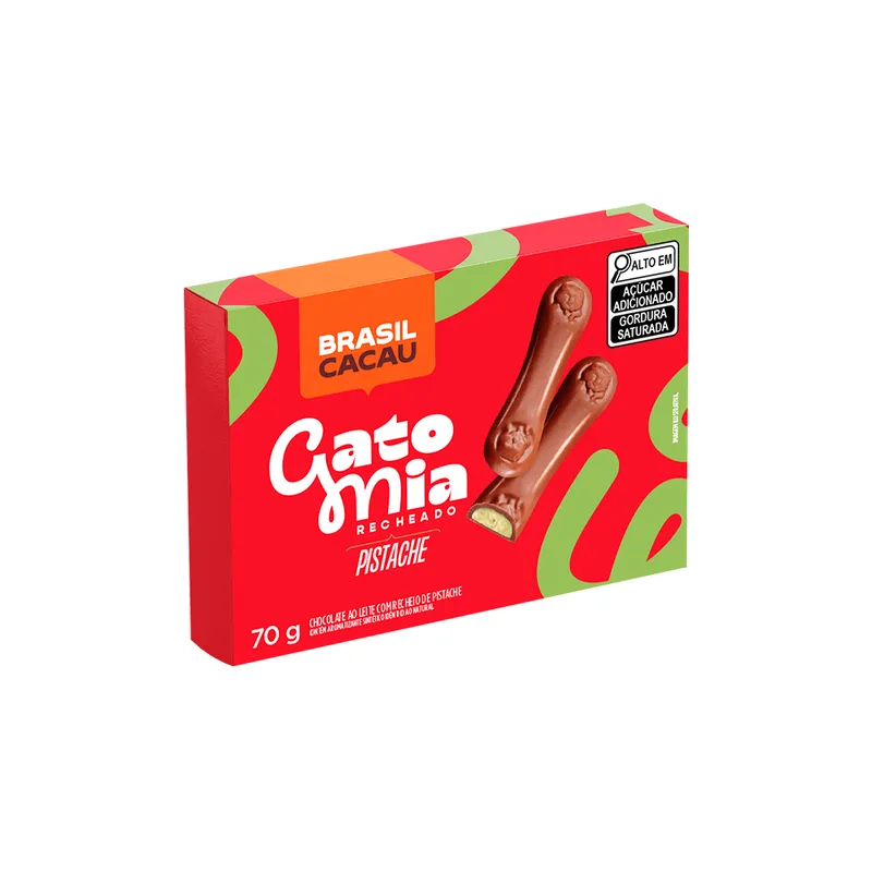 Gato Mia Recheado Pistache 70g