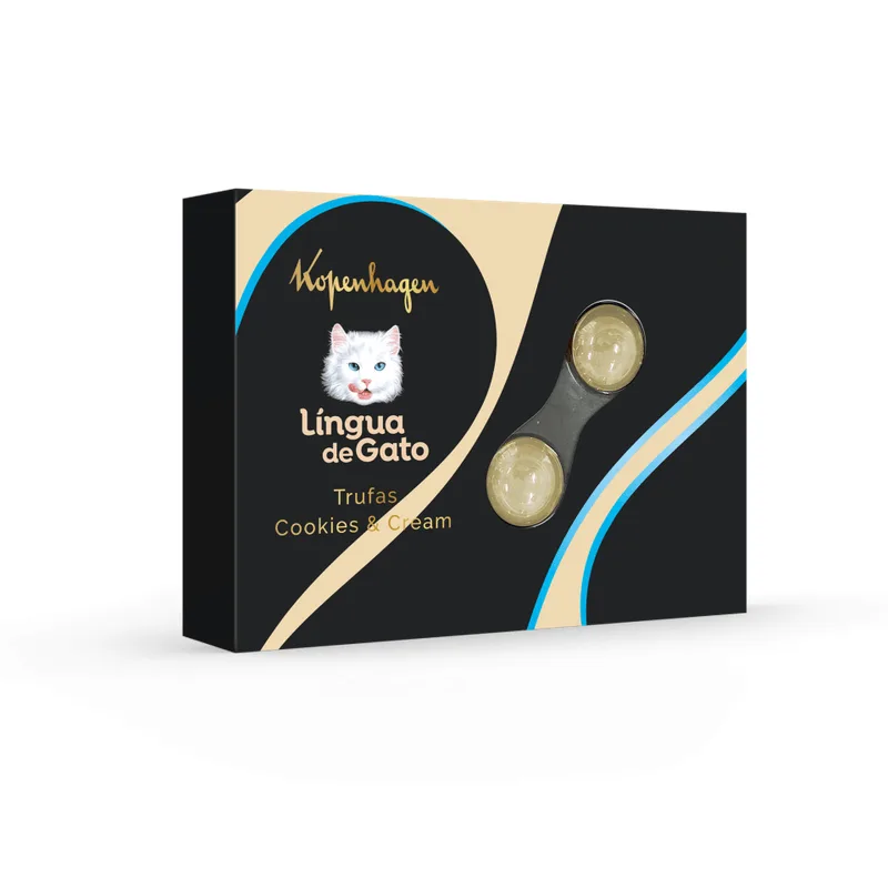 Trufas Língua de Gato Cookies & Cream 150g
