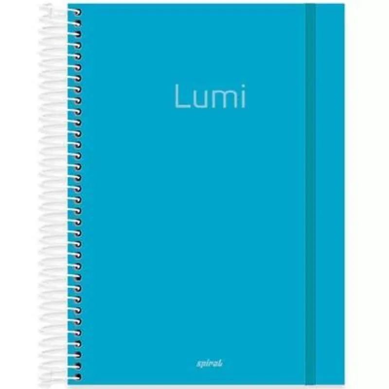 Material Escolar Caderno Cores Neon 10matérias/160folhas/kit