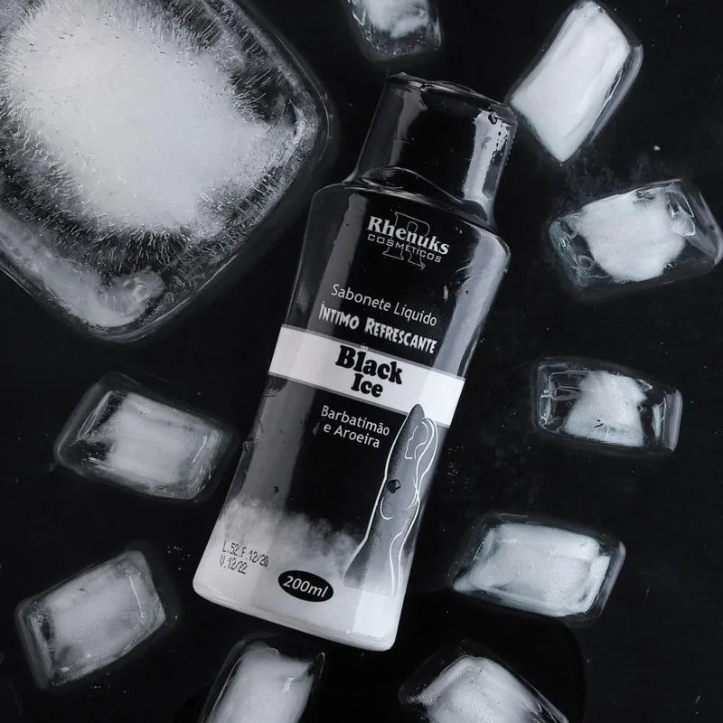 Revenda 8 Sabonete Íntimo Refrescante Black Ice Barbatimão