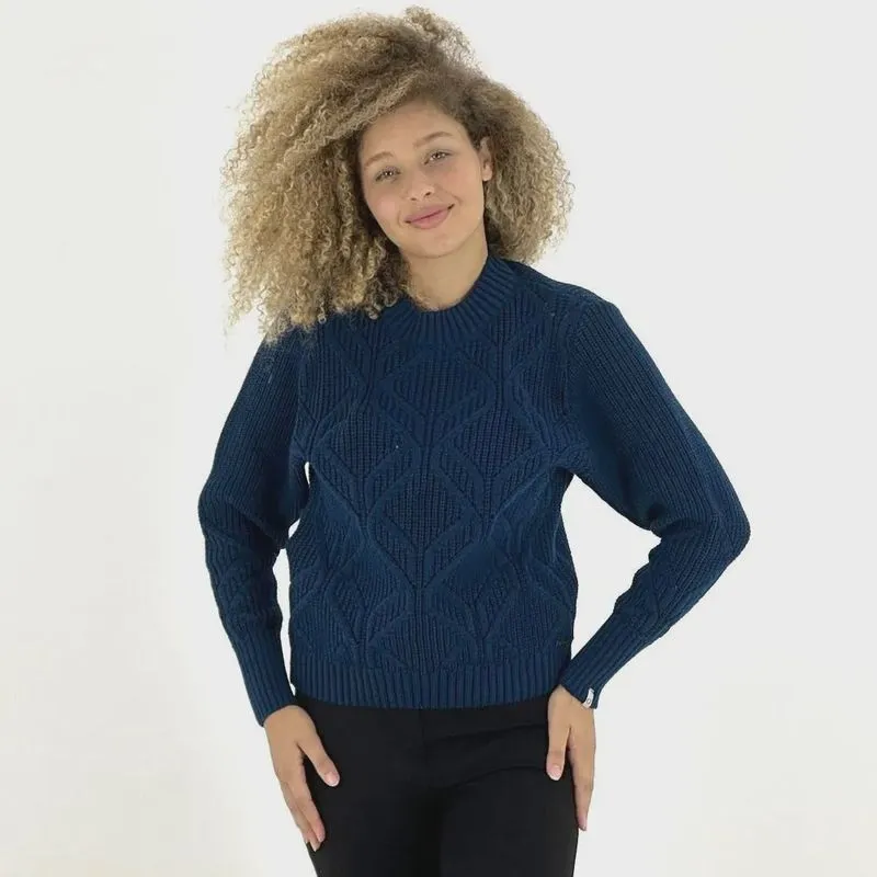 Blusa Lã GDom Casual Manga Longa Feminina