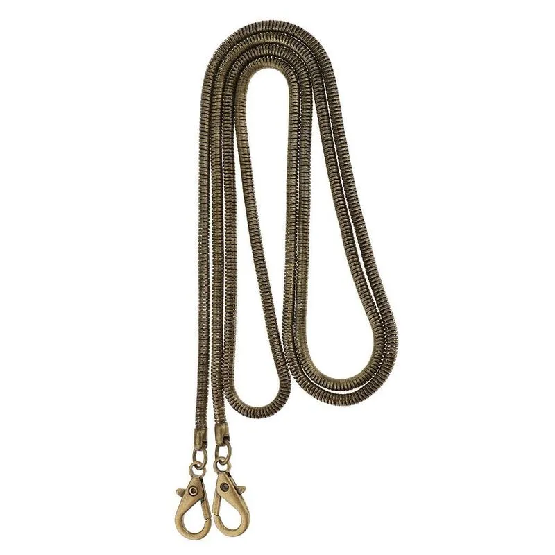Bolsa De Ombro Bolsa De Mão Alça Cadeia De Cobra Substituição Bronze