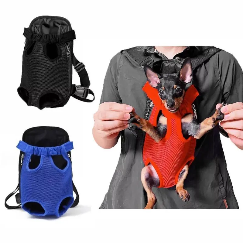 Bolsa Mochila Canguru Grande Transporte Cães Gatos Luxo