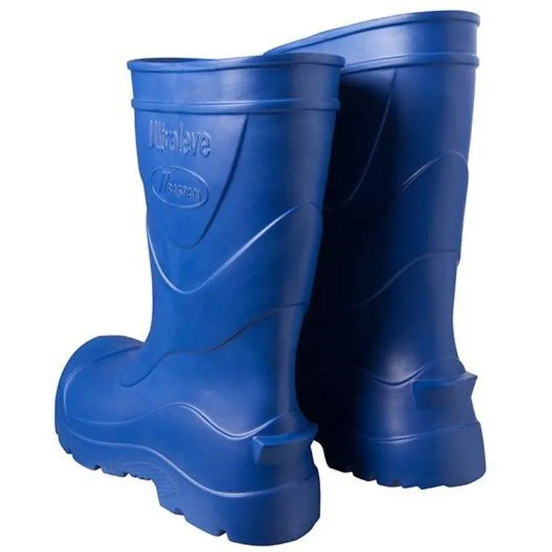 Bota Baspan Ultraleve Eva Azul Cano Médio - 39 - Azul
