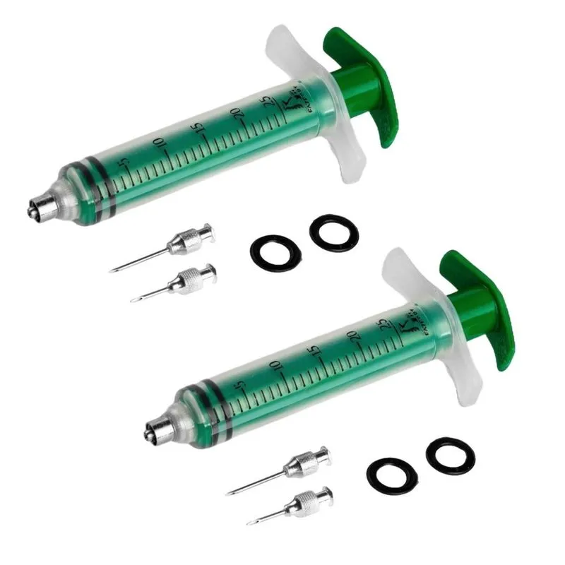 2 seringas veterinária 25ML fazfort esterelizável 4 agulhas