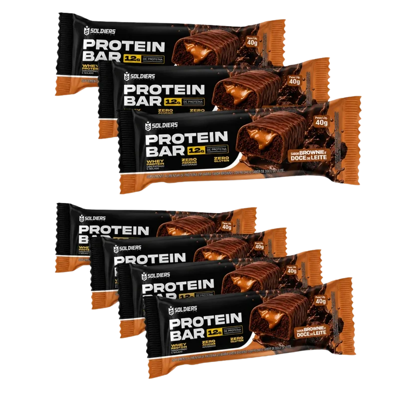 Barra de Proteína Protein Bar 40g 06 un / Brownie e Doce de Leite