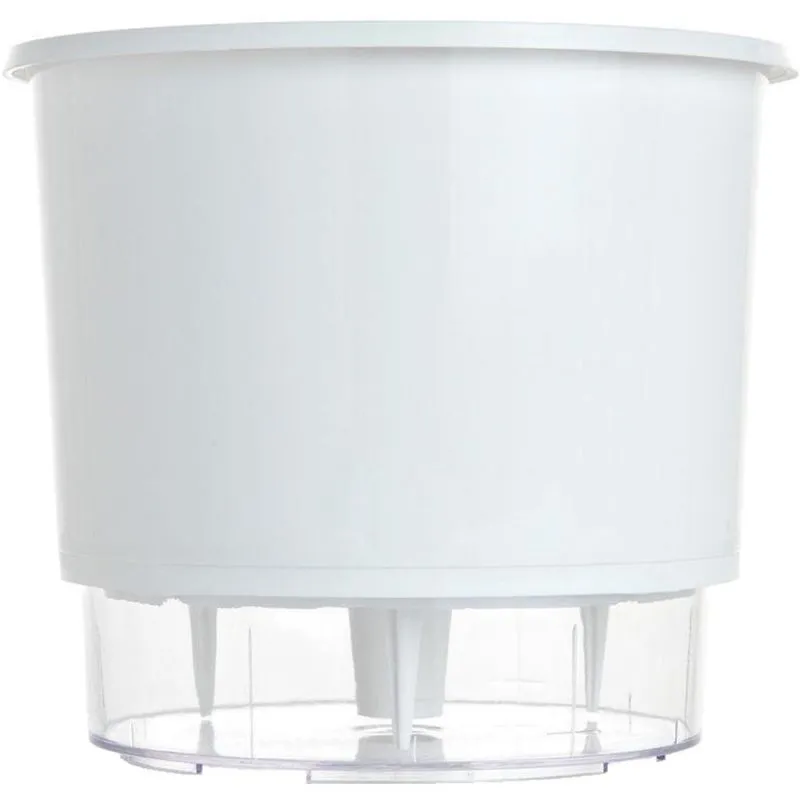 Vaso Raiz Autoirrigável 12x11 Branco Cultivar Plantar Promo