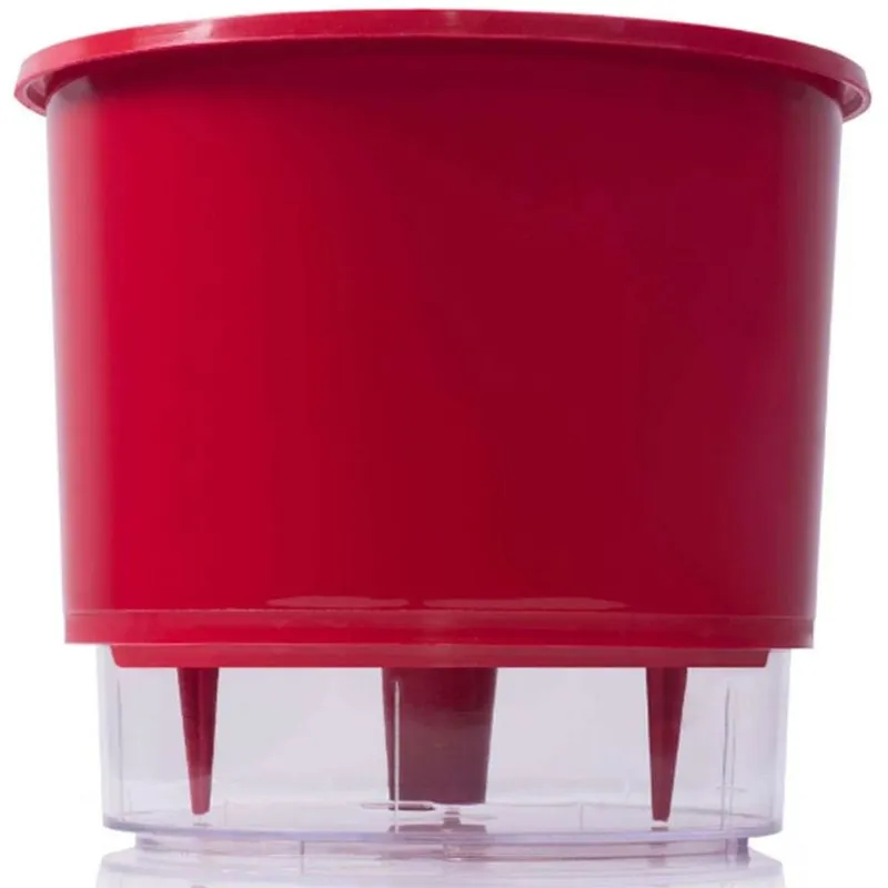 Vaso Raiz Autoirrigável 16x14 Médio Vermelho Plantar Promo