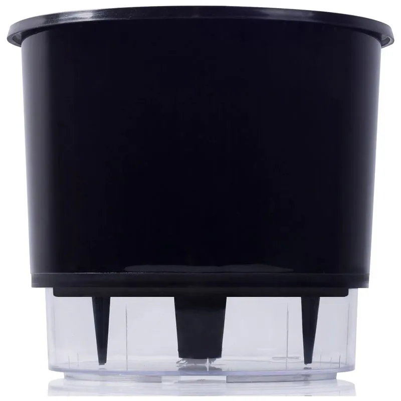 Vaso Raiz Autoirrigável N4 21x18 Preto Plantas Temperos