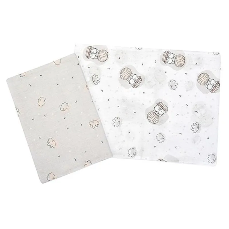 Travesseiro Para Bebê Loupiot Cores Urso Cinza 29x19cm (MP)
