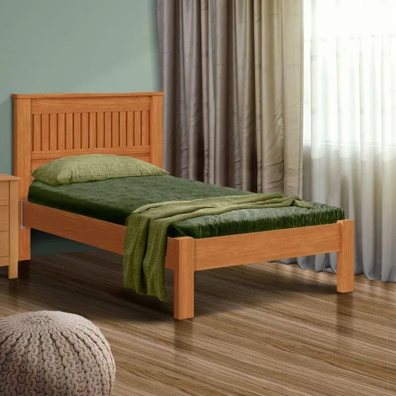 Cama Solteiro 99x230 Com Colchão Nature Fucios Shop Jm