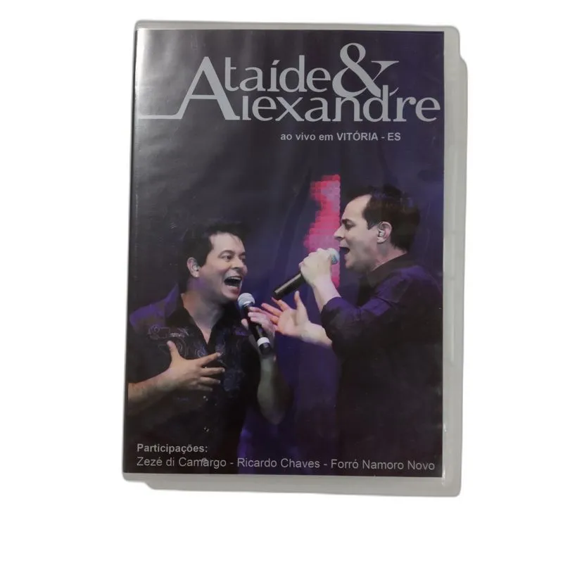 Dvd Ataíde E Alexandre Ao Vivo Em Vitória - Es