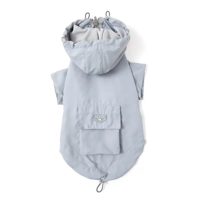 Capa De Chuva Pet - Cinza Silver - Pp