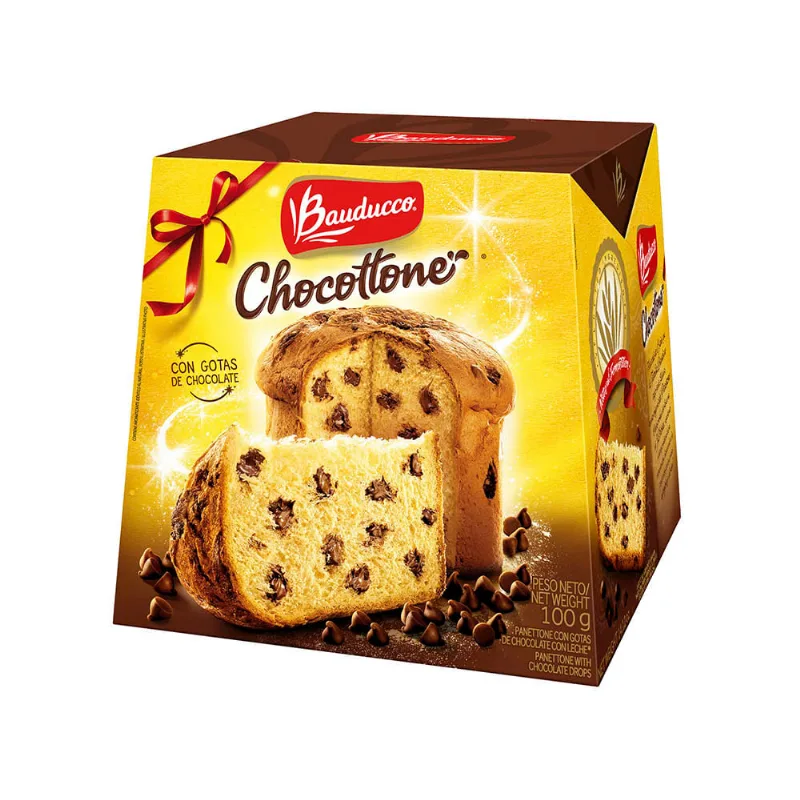 Pan Dulce Bauducco Mini Chocottone Estuche 80 Gr