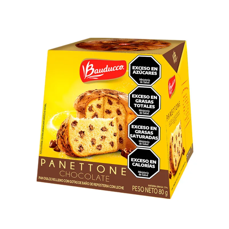 Panettone Bauducco Chocolate 80g