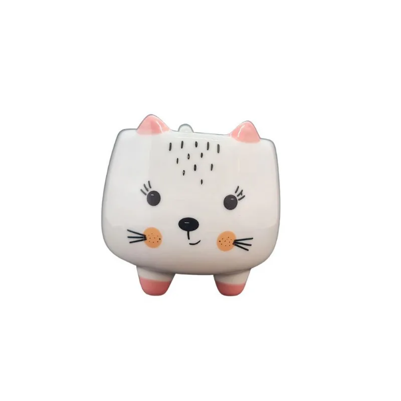 Mini Vaso Decorativo Cachepot Gatinho Feliz