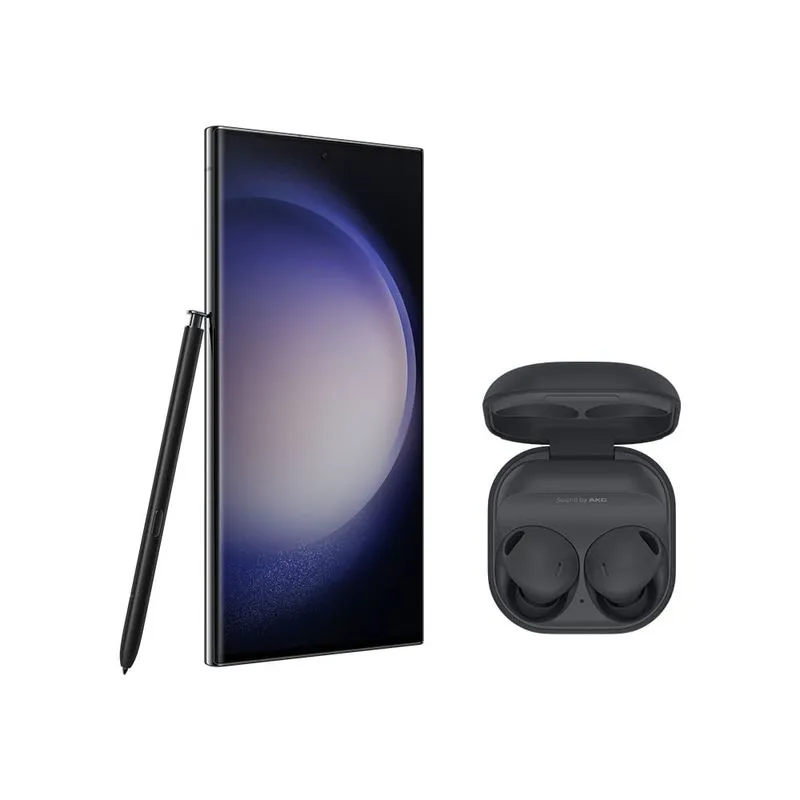 Kit Galaxy S23 U Preto (256GB) & Buds2 Pro Preto