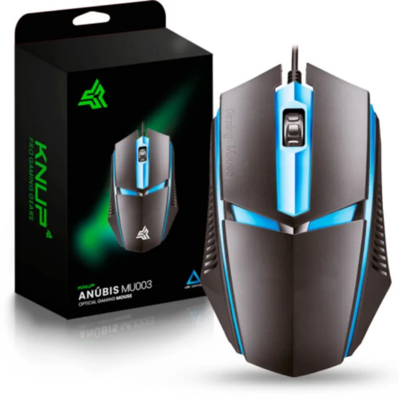 Mouse Com Fio Gamer 1200DPI Ergonômico Led Rgb Usb Óptico Notebook Mouse Gamer Barato