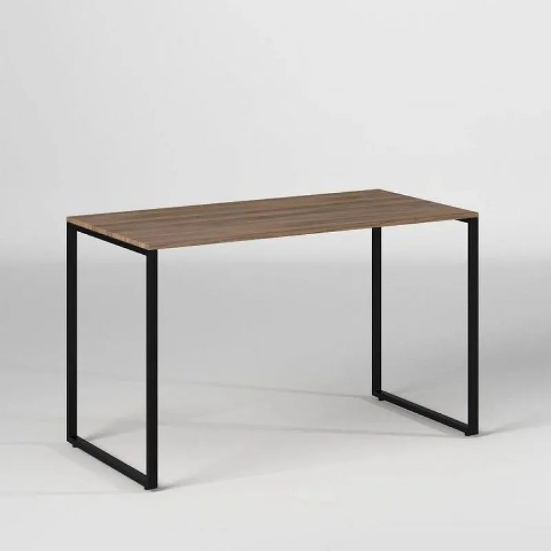 Escrivaninha Aço Slim Estudos Vintage Industrial Preto 120cm