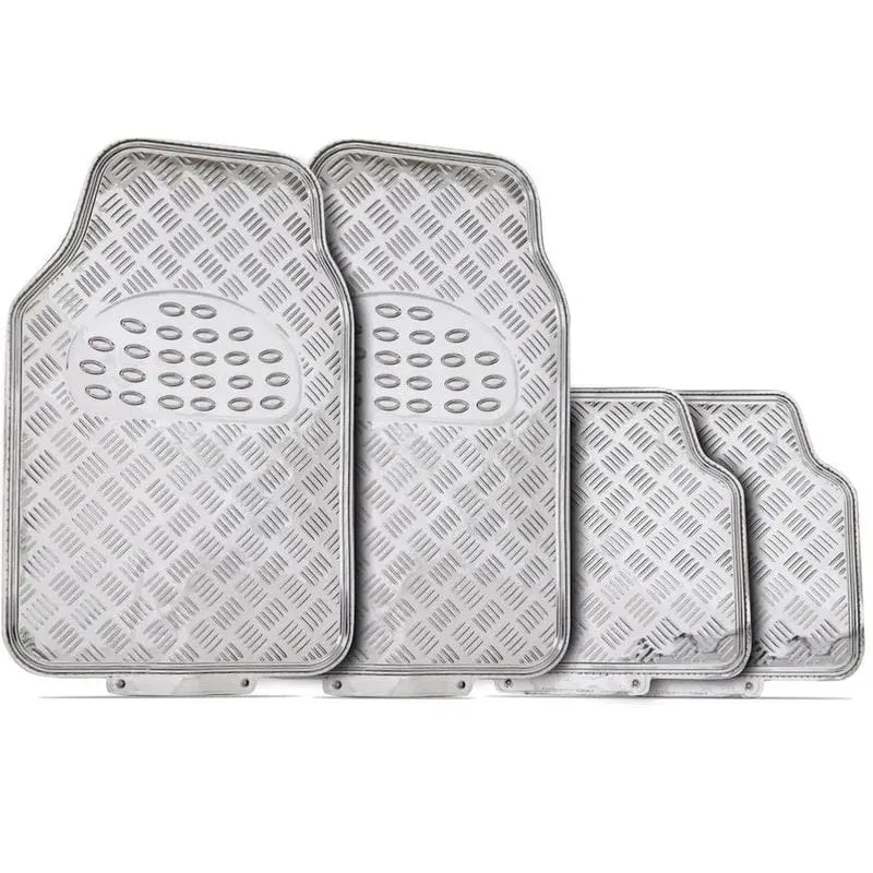 Tapete Pvc Prata 4Pçs Chrysler Caravan
