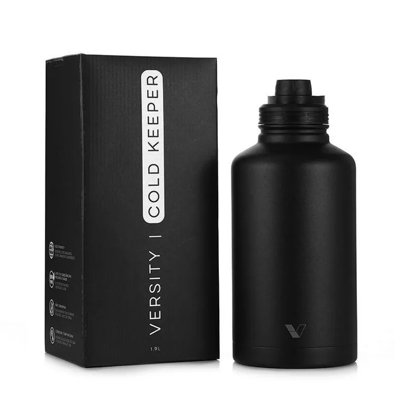 Garrafa Térmica Growler Isolada A Vácuo Versity Inox 1.9L