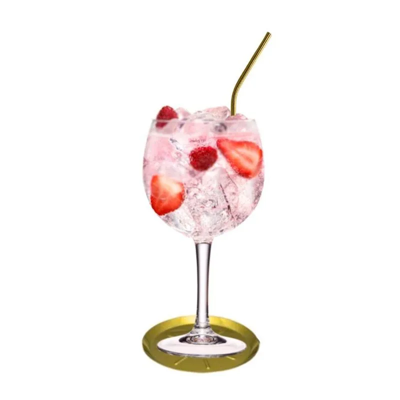 Kit Bebidas Gin Dourado Aço Inox 12 Peças Fineza