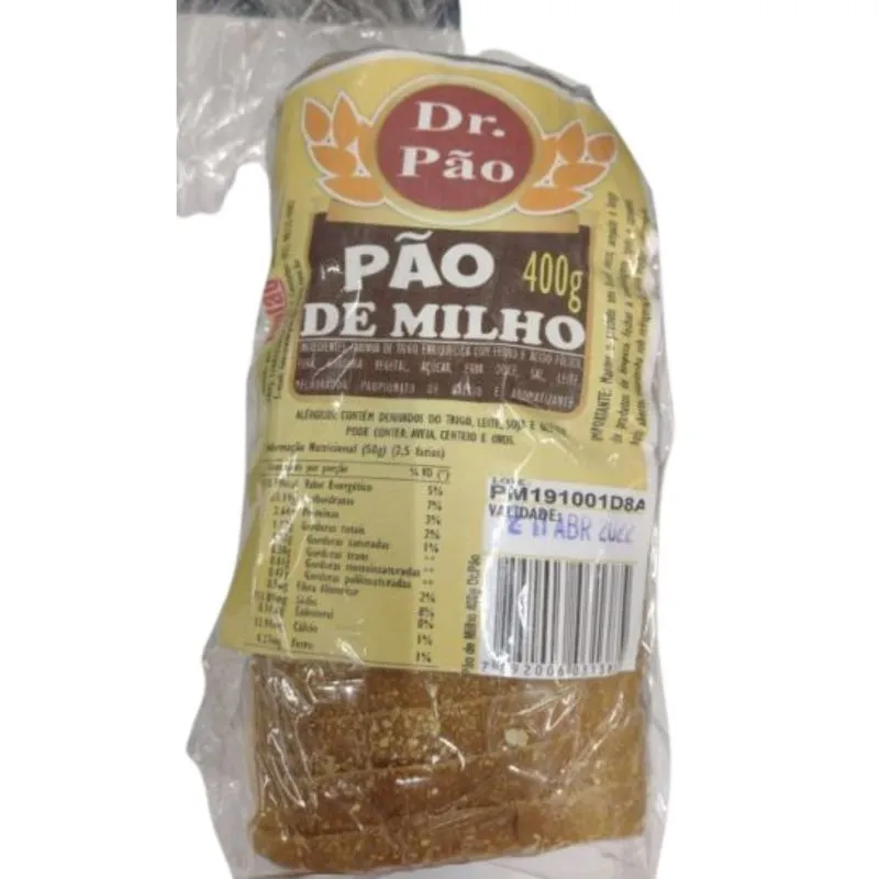 Pão de Milho Dr Pão 400 g
