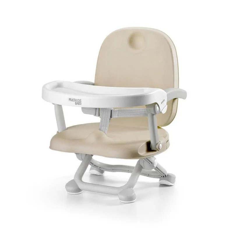 Cadeira De Alimentação Elevatória Peanuts 6m 15kg Bege Multikids Baby - Bb182 Bege